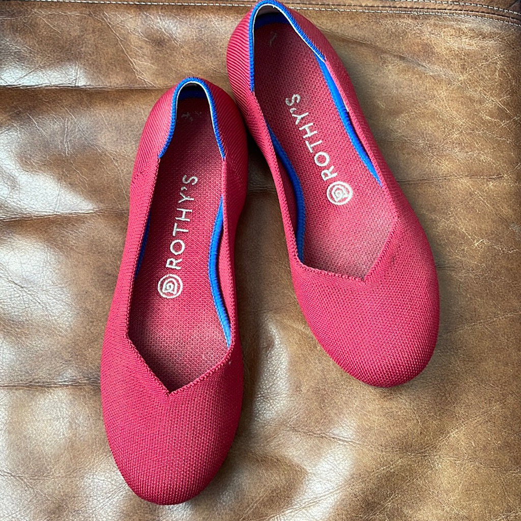 Rothy’s Ruby Red Flats